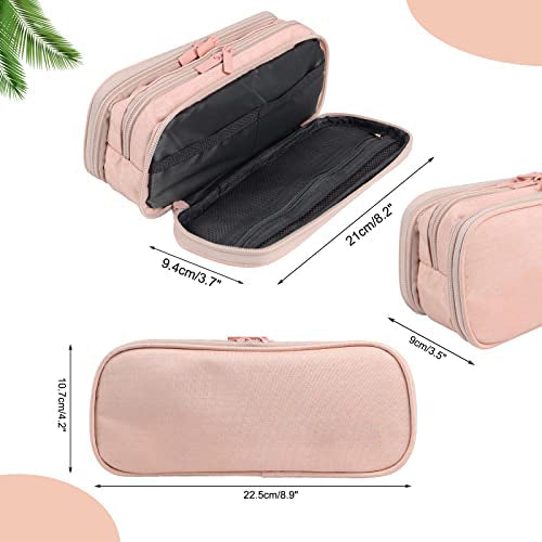 Pencil Case Pencil Case 3 Compartment, Large Capacity Pencil Case for School