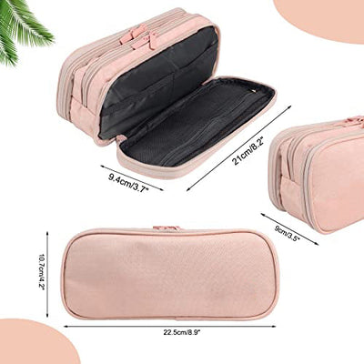 Pencil Case Pencil Case 3 Compartment, Large Capacity Pencil Case for School