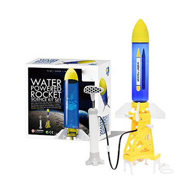 Outdoor water rocket physics learning set