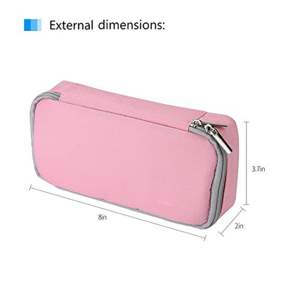 Pencil bag with zipper for students at school in office