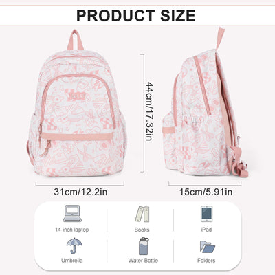 School Backpack , Causal Travel School Bags Laptop Backpack Lightweight Backpack Water Repellent