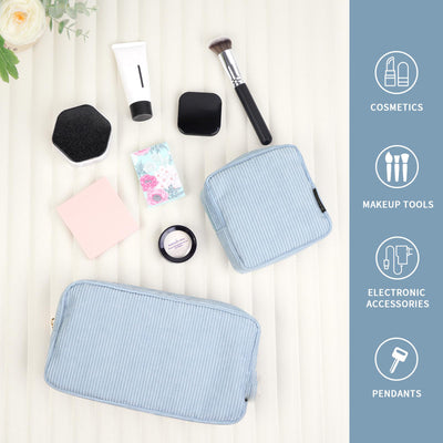 Small make up bag for handbag Mini cosmetic bag Cord make up bag