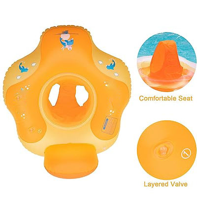 Swim ring baby with awning Swim ring baby with backrest