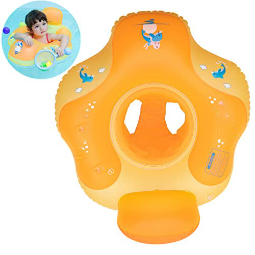 Swim ring baby with awning Swim ring baby with backrest