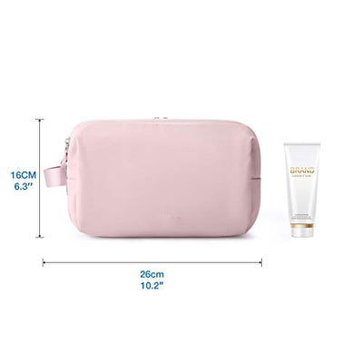 Toilet Bag, Travel Toiletry Bag Cosmetic Bag with Double Zipper Opening, Large Storage Space, 5L