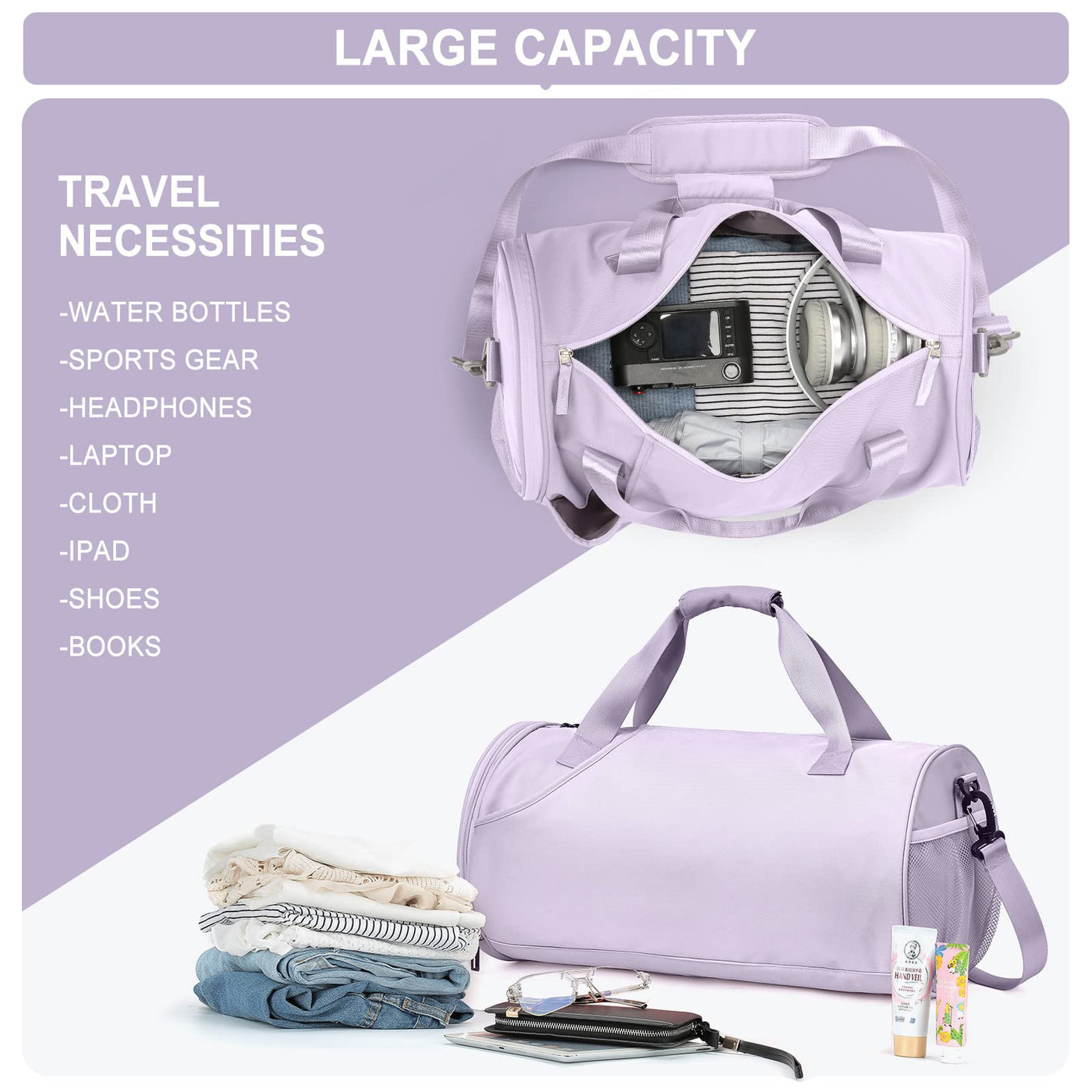 Travel bag Sports bag Hand luggage Cabin bag for Ryanair Weekend