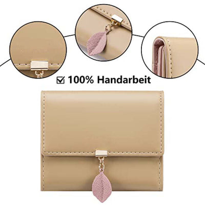 Wallet with RFID, Small and in Short Format Purse PU Leather Wallet Small Wallet Purse