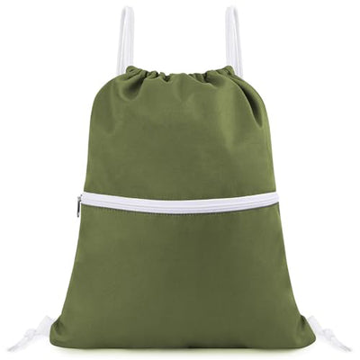 Backpack with drawstring gym bag Gym bag With outside pocket Adjustable drawstring Gymsack with inside pocket for sports and travel