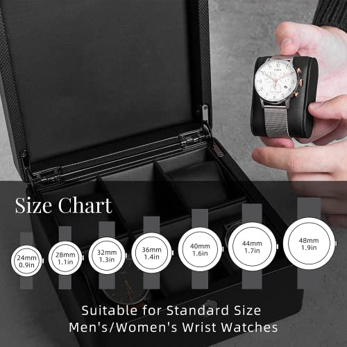 Watch box, 6 watches watch box leather, watch box watch storage, watch box with PU watch cushion, jewelry box