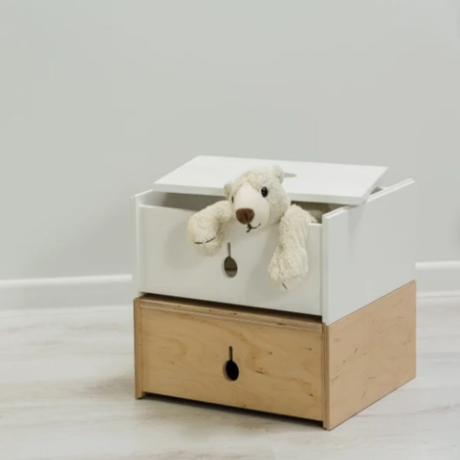 Montessori furniture. Multifunctional middle drawer
