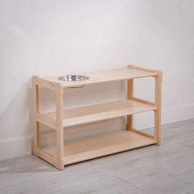 Children's washbasin in wood white