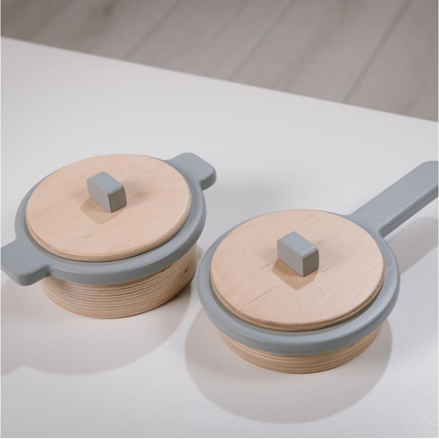 Cooking set for children - pot and pan