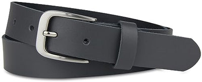 Leather belt, belt, 3 cm wide, 125-140 cm