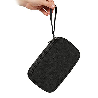 Sac d'organisation électronique sac de câble universel de voyage câble, accessoires électroniques câble de chargement de téléphone portable, cordon, fermeture éclair