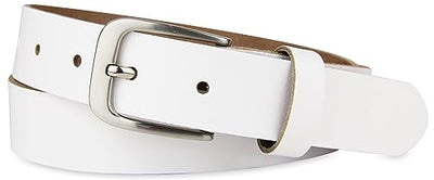 Leather belt, belt, 3 cm wide, 125-140 cm