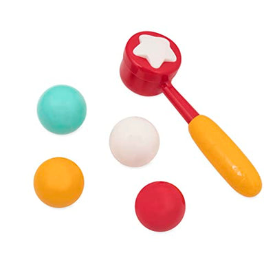 Ball track motor skills toy - hammer game with hammer and 4 balls - learning toy hammer game