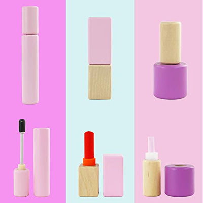 Children's Make-up Set, Make-up Items, Beauty, Wooden Toy,Princess Cosmetic Set