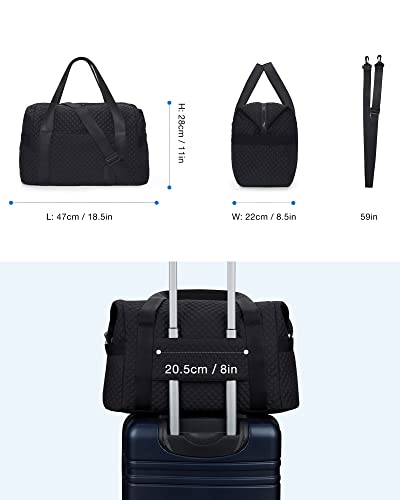 Reisetasche Handgepäck, Weekender Tasche, Travel Sport Duffle Bag Carry On Bag Large Overnight Bag