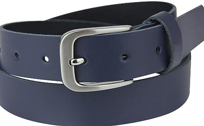 Leather belt, belt, 3 cm wide, 110-125 cm