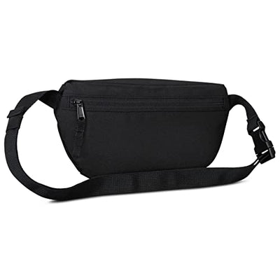 Fanny Pack Noir - Finn - Sac banane pour le sport en plein air en ville - Sac banane élégant pour le festival - Sac bandoulière avec sangle - Résistant à l'eau 