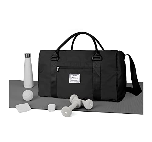 Sports Travel Bag Large Sports Bag, Weekend Bag, Carrying Bag for Airplane, Beach Bag, Overnight Bag, Waterproof Hospital Bag, Luggage Bag with Wet Bag