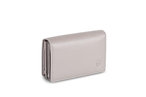 Business card case leather with RFID protection - space for 50 business cards - 6 compartments - business card cases