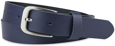 Leather belt, belt, 3 cm wide, 90-105 cm