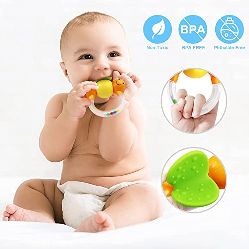 Baby Rattle Teething Ring Set Baby Toy