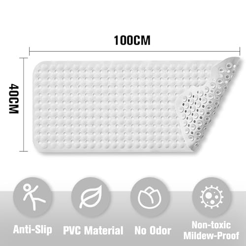 Bathtub mat non-slip, anti-slip mat bathtub suction cups and rubber material