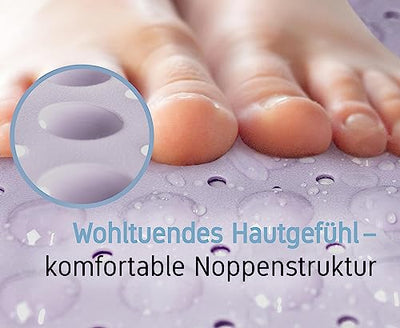 Bath mat  | anti-slip mat extra long in premium quality | bath mat antibacterial & machine-safe | bath mat non-slip | bathtub anti-slip mat