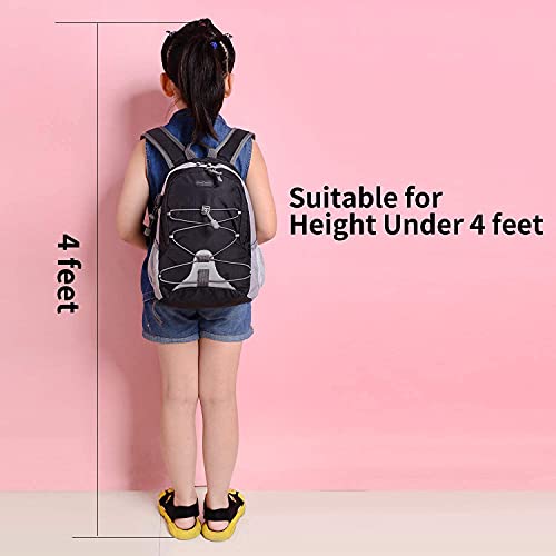 10L small size waterproof kids sports backpack, miniature outdoor hiking travel daypack, height under 1.2m