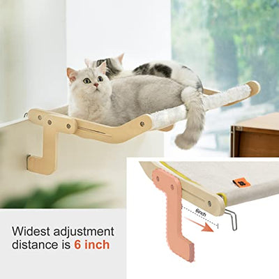 Cat hammock window seats for cats windowsill bed cat hanging bed window space saving design up to 18kg