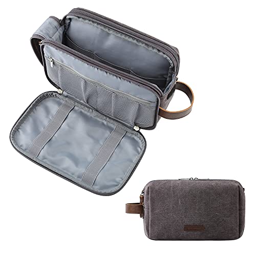 Toiletry Bag, Travel Toiletry Organizer Dopp Kit Water Repellent Shaving Bag for Toiletry Accessories