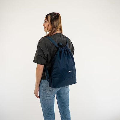 Gym Bag Dark Blue - No 7 - Sac à dos pour le sport et le festival - sac à dos petit avec poche intérieure - poche extérieure pour un accès rapide 