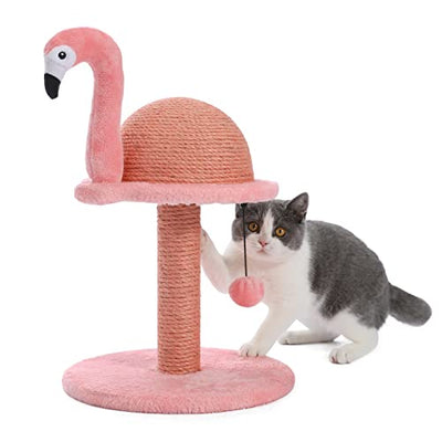 Flamingo Cat Scratching Post, Creative Scratching Post, Stylish Cat Tree