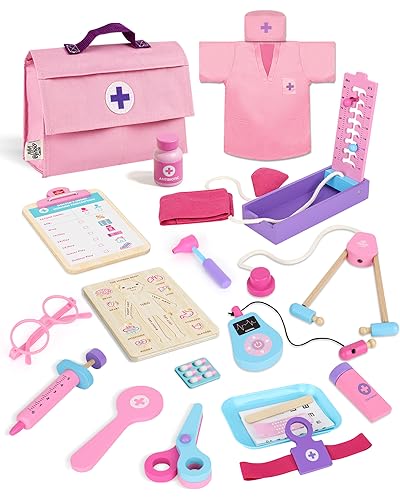 Doctor case kids wood, doctor case with puzzle organs, doctor case kids from 3 years, kids doctor case with doctor uniform and doctor hat, doctor case kids toys