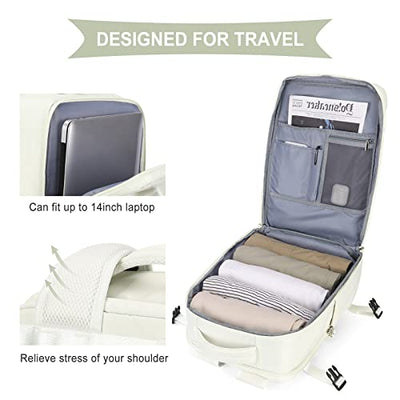 Cabin Bag for EasyJet 45x36x20 Travel Backpack Ryanair with USB Port Airplane Backpack Hand Luggage Backpack for Laptop Daypack Casual Folder