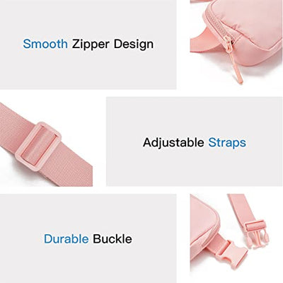 Fanny pack belt bag, sports fashion waist bags chest bag shoulder bag crossbody bag with adjustable strap