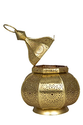 Oriental lantern metal Lamis gold colored