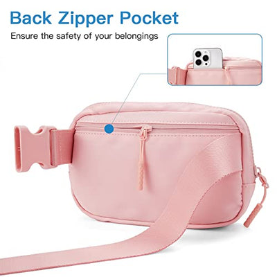 Fanny pack belt bag, sports fashion waist bags chest bag shoulder bag crossbody bag with adjustable strap