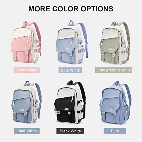 School bag secondary school daypack, 14 inch laptop backpack, water resistant backpack for teenager bookbag middle school students backpack