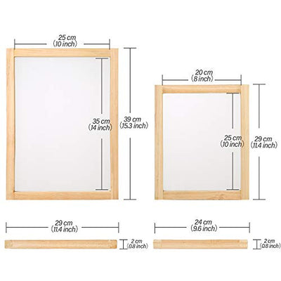 Piece screen printing frame set with instructions