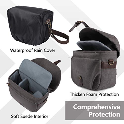 Camera bag SLR, photo bag shoulder bag for SLR camera and accessories