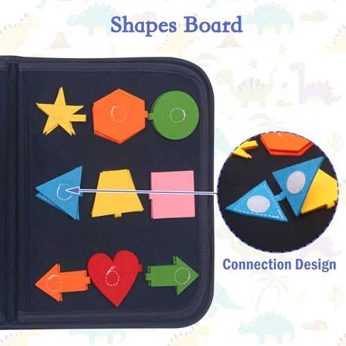 Busy board for toddlers 4 layers