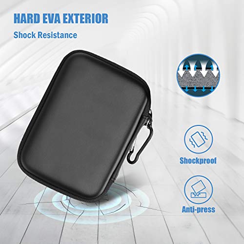 External Hard Drive Case Case Eva Universal Electronics Powerbank Bag Protective Case Cable Bag Travel Organizer for wd My Passport Mobile, Accessories, Cable, HDD, SSD