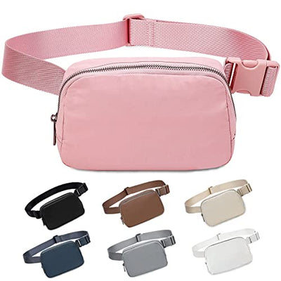 Belt Bag, Small Stylish Everywhere Fanny Pack with Adjustable Strap, Shoulder Bag Bags for Outdoor Fitness Hiking and Sports
