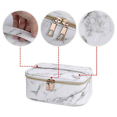 3 Piece Make Up Bag Toiletry Bag Portable Travel PU Leather Make Up Bag Cosmetic Bag With Water Resistant and Durable