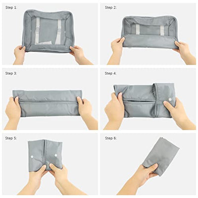 Travel Suitcase Organizer Set 9-Piece Packing Cubes