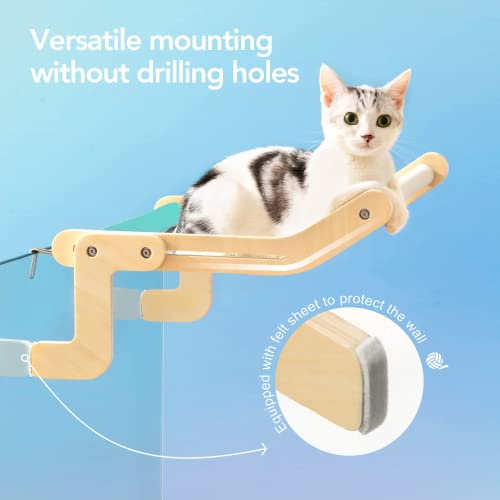 Cat hammock window seats for cats windowsill bed cat hanging bed window space saving design up to 18kg