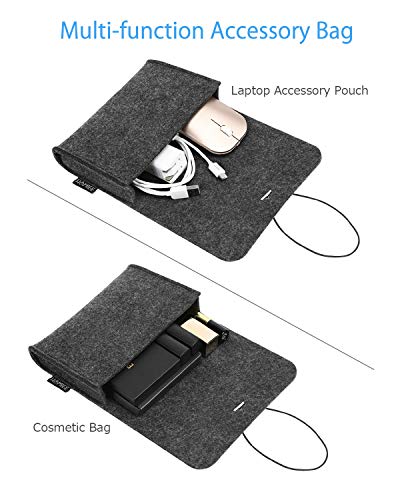 15.4 Zoll Filz Hülle, Laptoptasche Compatible with MacBook Air 15, MacBook Pro Retina 2012-2016, MacBook Pro 2008-2012, Surface Book, Laptop 2017, Lenovo Yoga, 15-15.4 Zoll Laptops